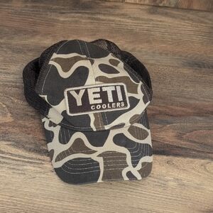 YETI Brown Mesh Trucker Hat